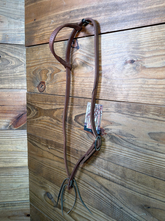 Cheaney 5/8" One Ear Oiled Headstall