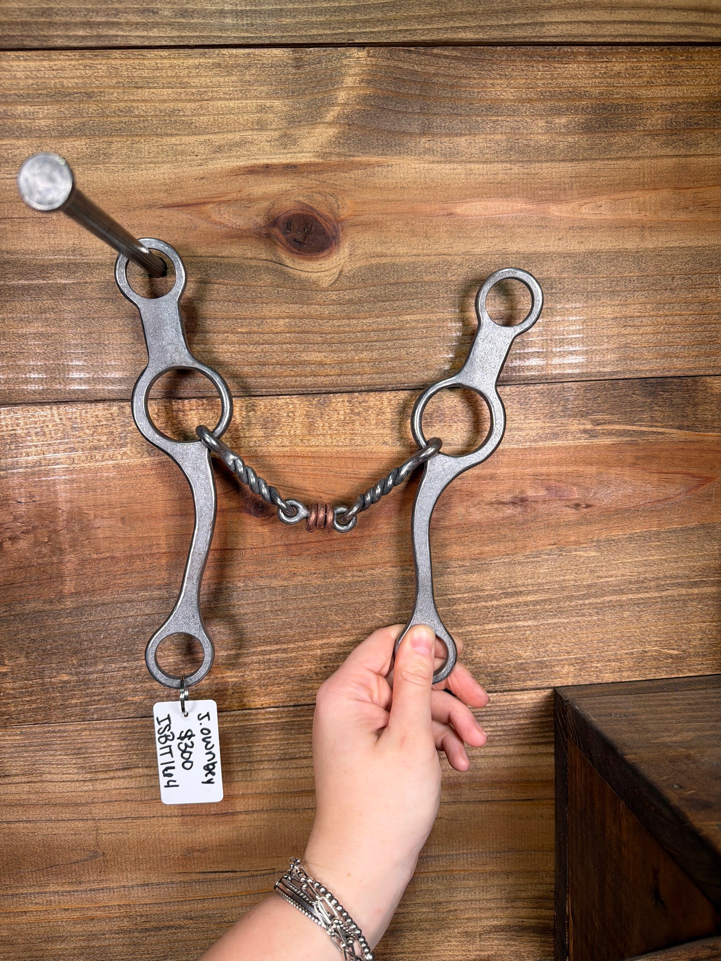 ISBIT164 Josh Ownbey Jr Cowhorse Twisted Wire Snaffle