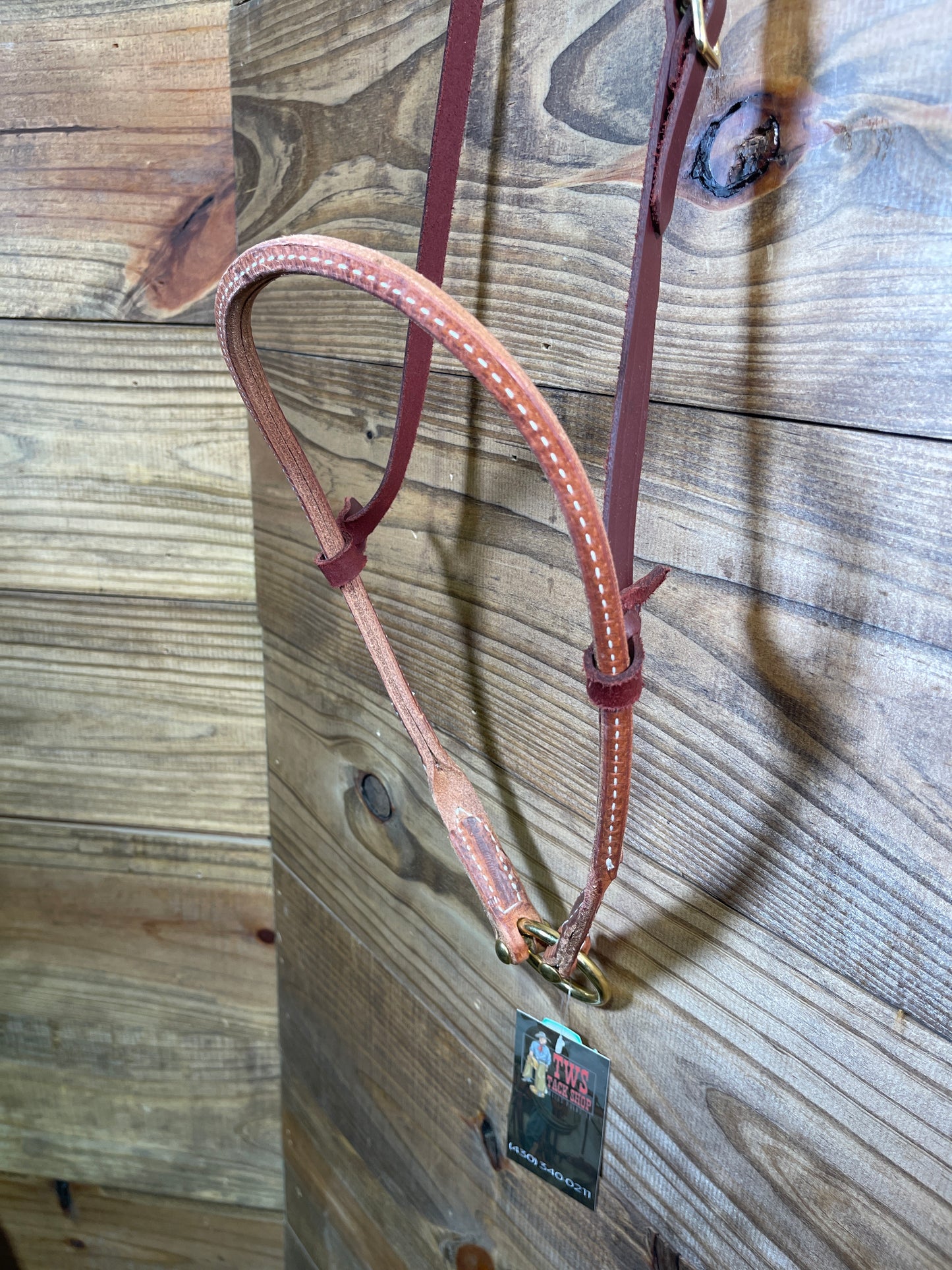 H918 Rolled Harness Leather Noseband