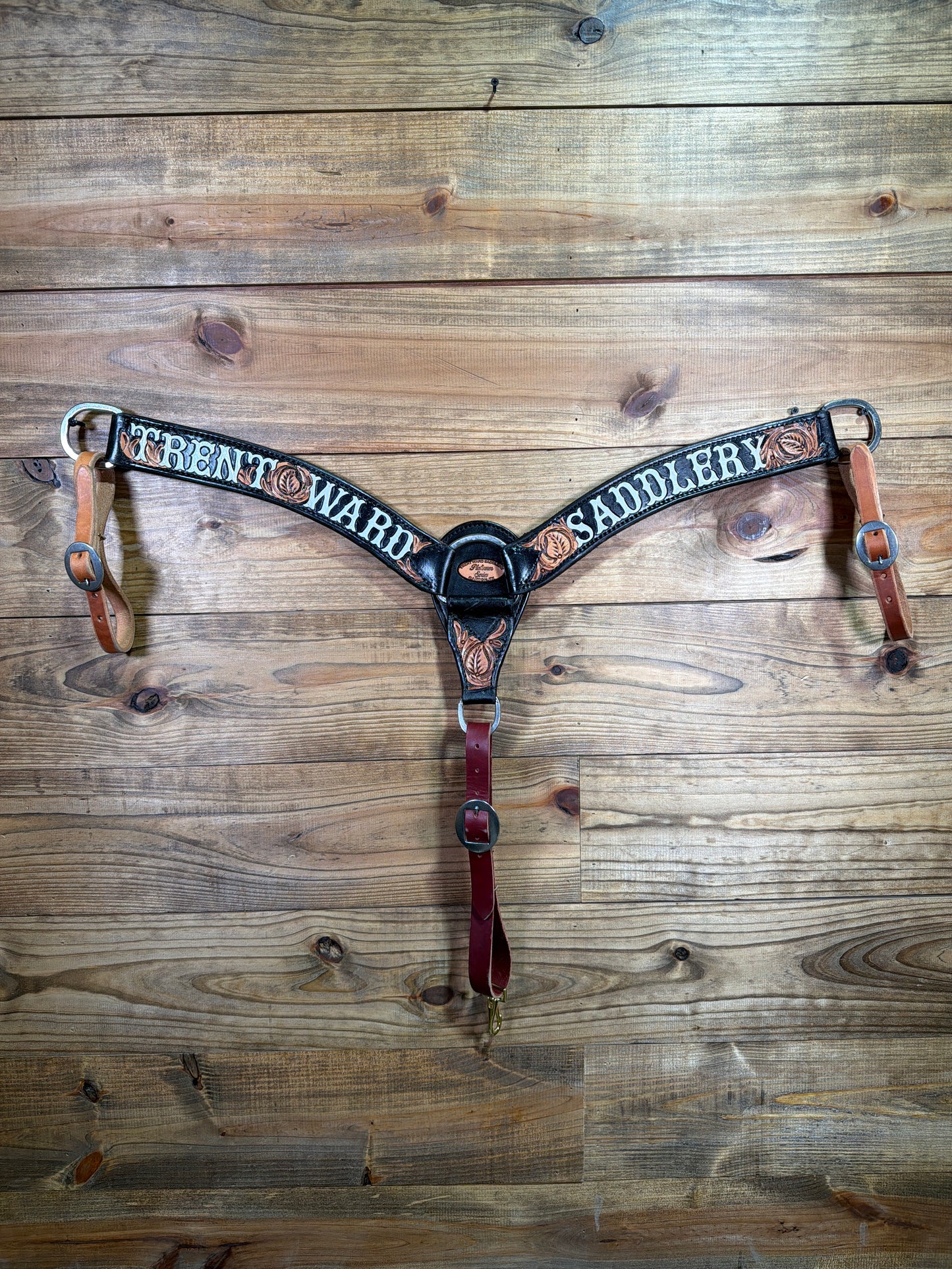 BC62 Trent Ward Tooled 2" Black Dyed