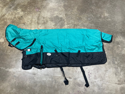 Teal Baker Horse Blanket