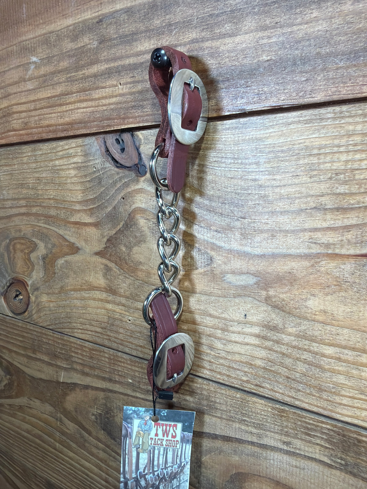 Latigo Leather Reiner Curb Chain