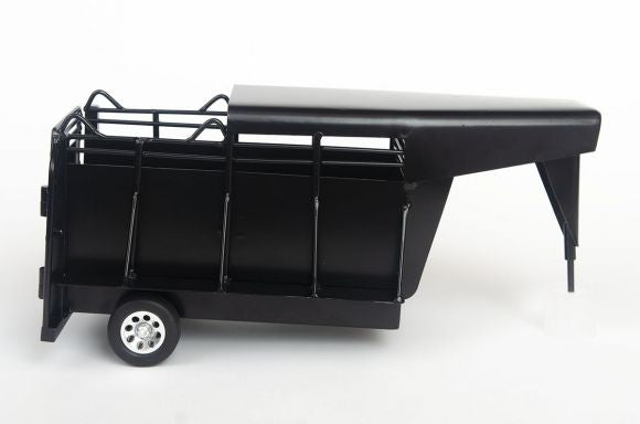 Little Buster's Gooseneck Half Top Trailer Black