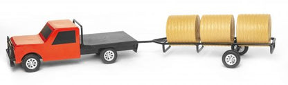 Little Buster's Bumper Hitch Hay Trailer- Black