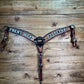 3 Piece 3" Tooled Breast Collars w/ TWS
