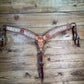 3 Piece 3" Tooled Breast Collars w/ TWS
