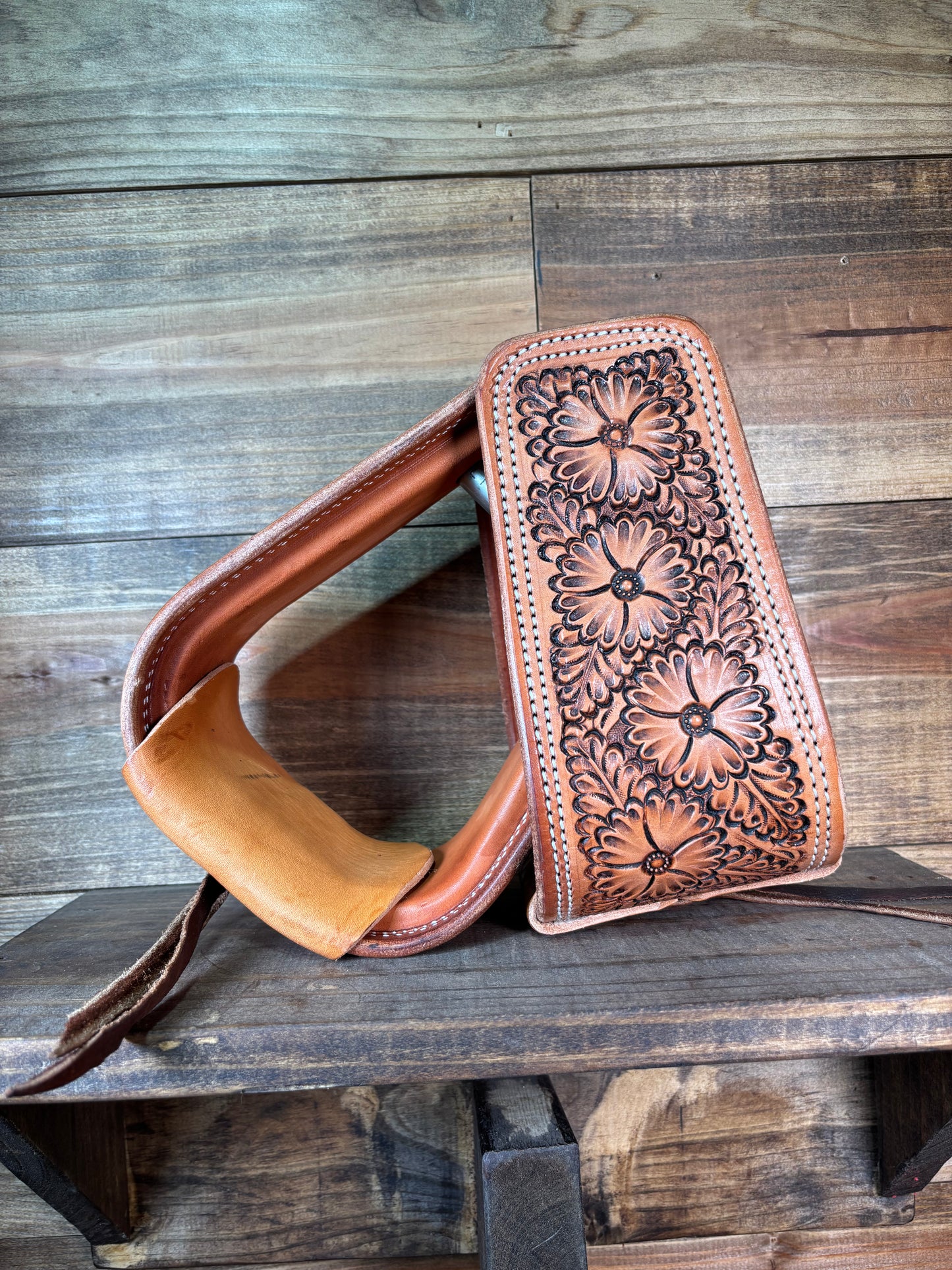 Tooled Stirrups