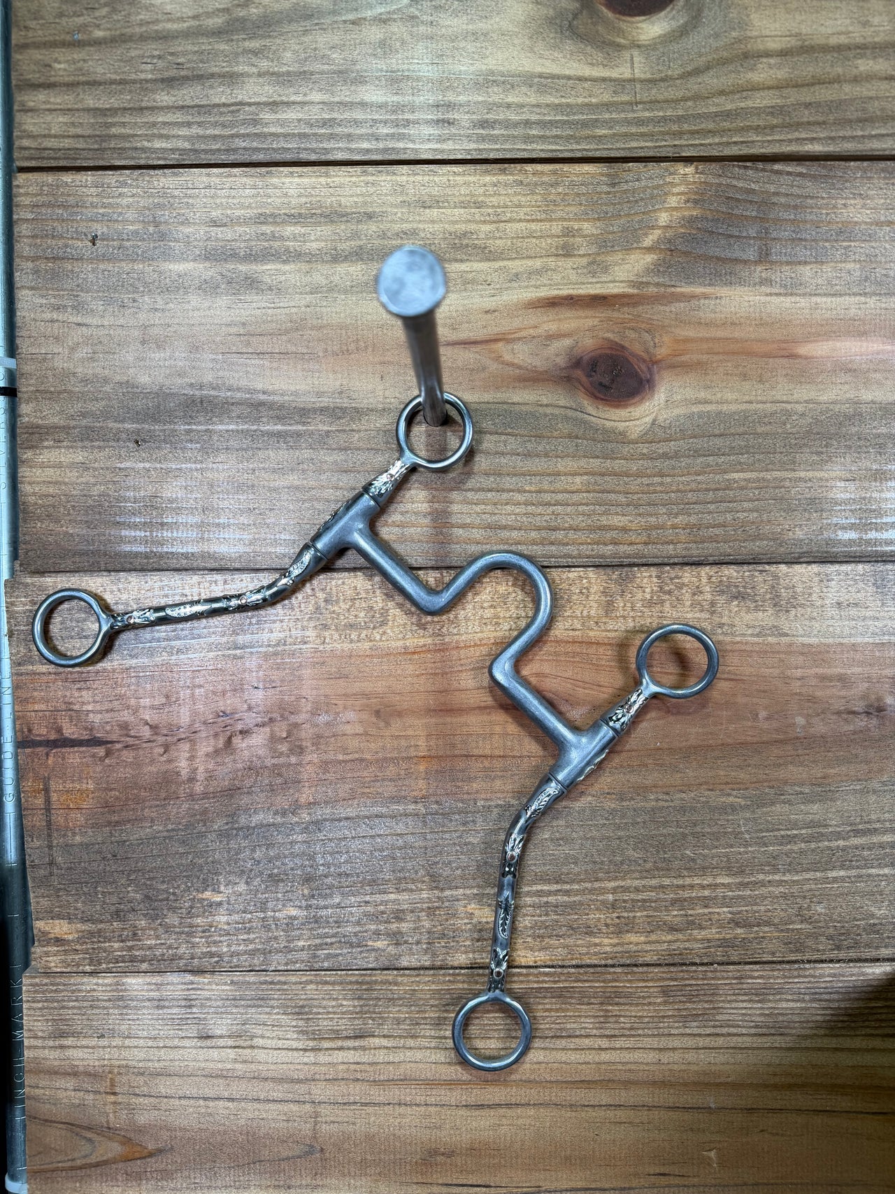 ISBIT133 Josh Ownbey Big Bridle Mounted Shanks