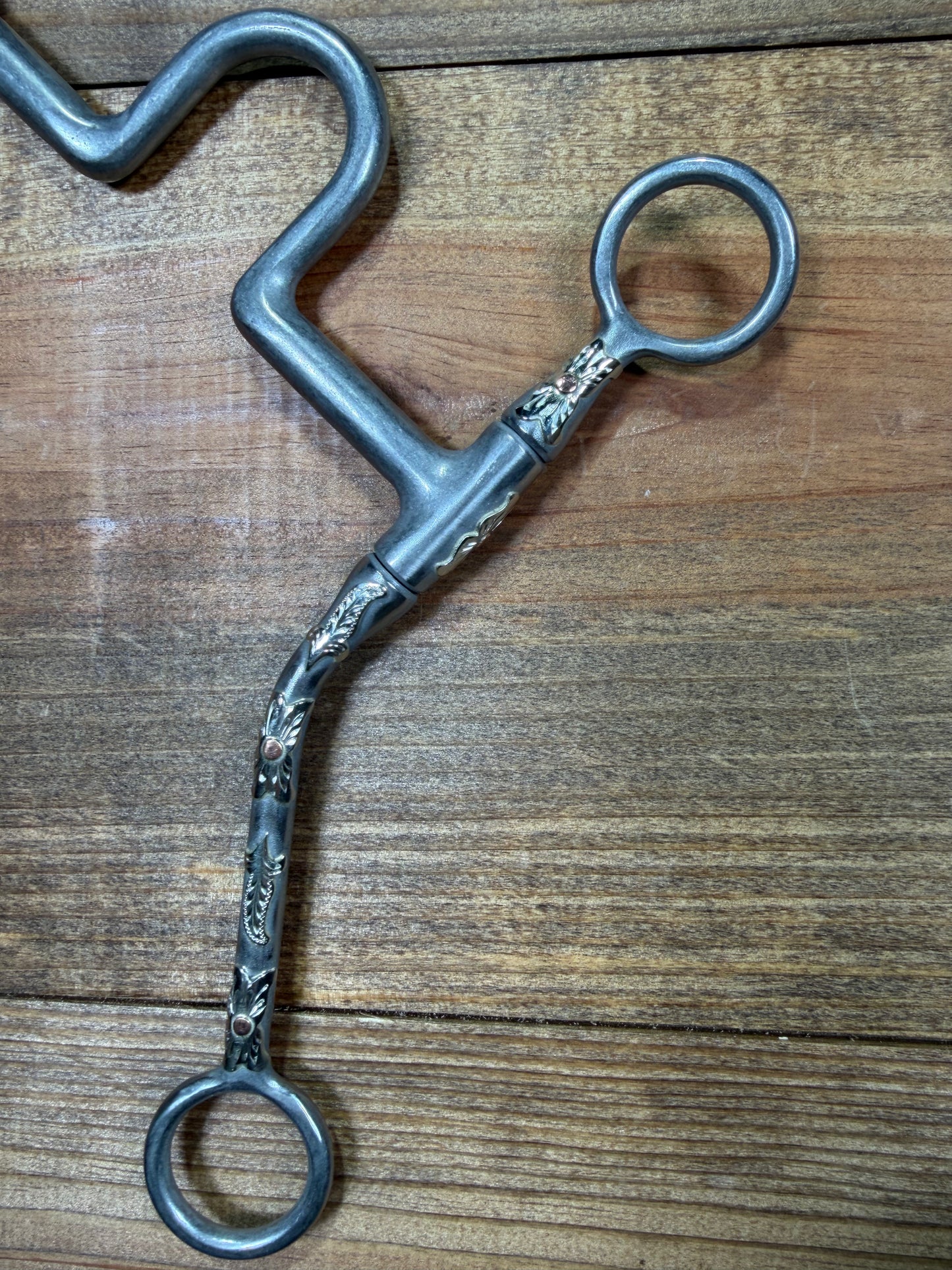 ISBIT133 Josh Ownbey Big Bridle Mounted Shanks