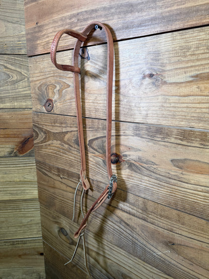 Cheaney One Ear Headstall w/ Stainless Concho Buckle
