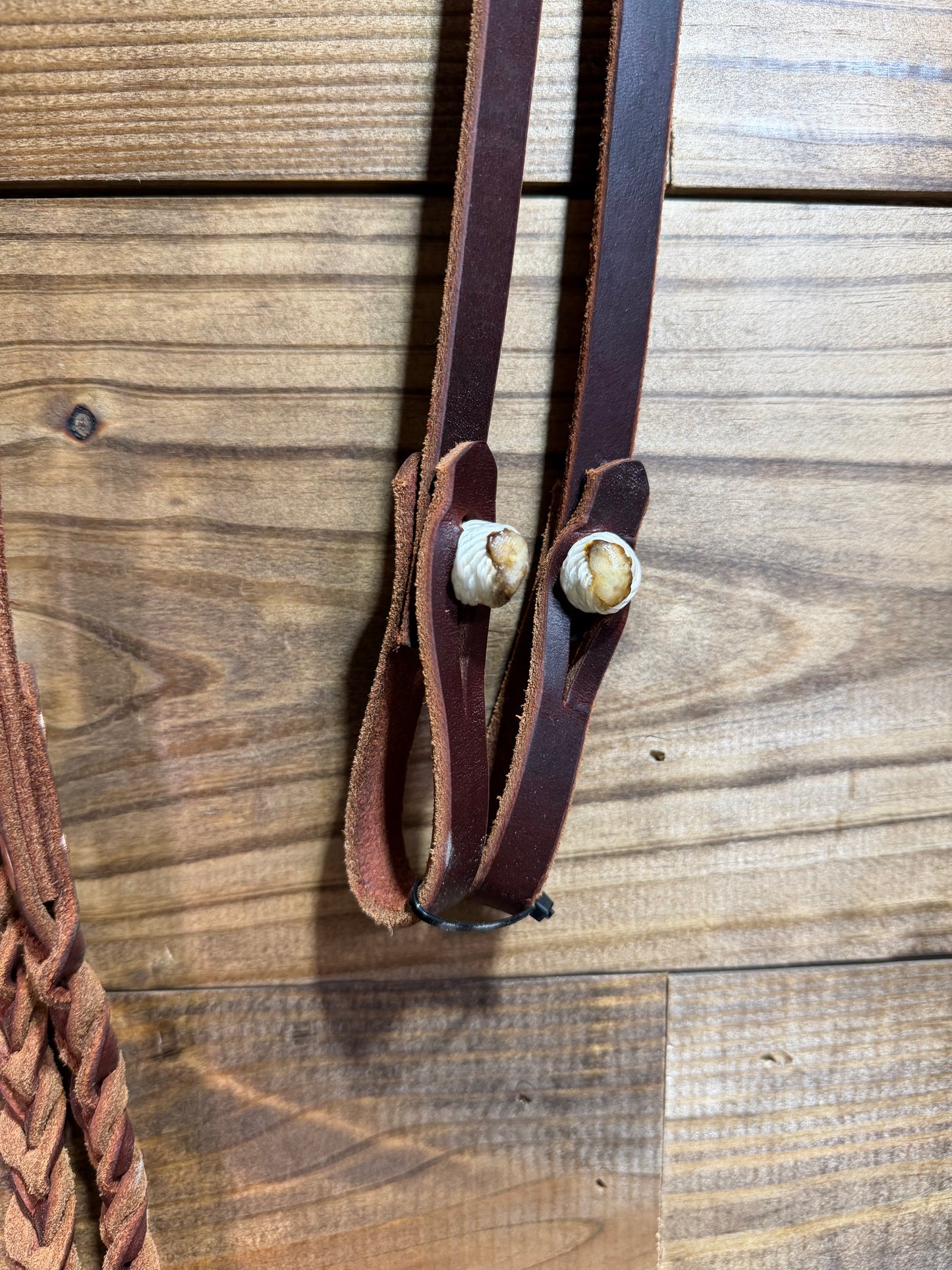 KW Leather Latigo 8ft Split Reins