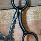 Z2-35 Dutton Bits Circle Gag Twisted Snaffle 7in Bit