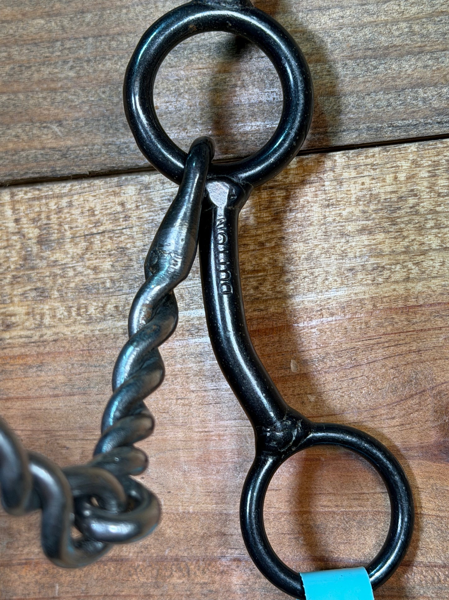 Z2-35 Dutton Bits Circle Gag Twisted Snaffle 7in Bit