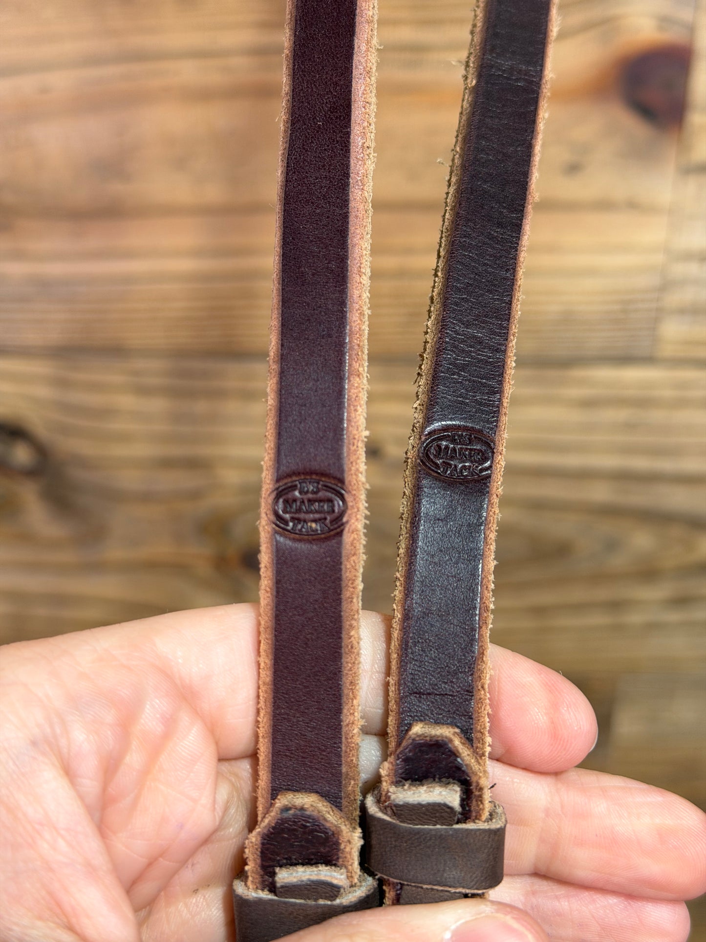 01 B's Maker Tack 1/2" Weighted Roping Reins