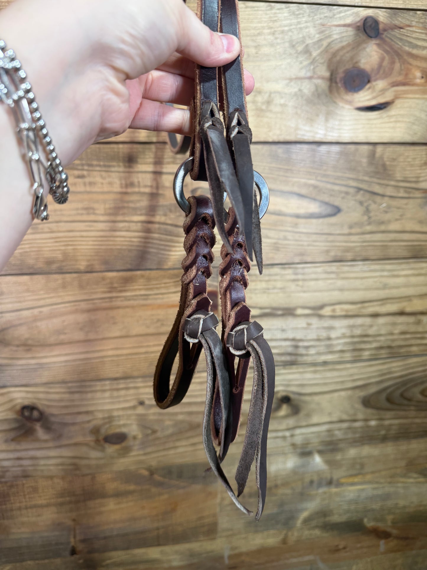 02 B's Maker Tack 1/2" Weighted Roping Reins
