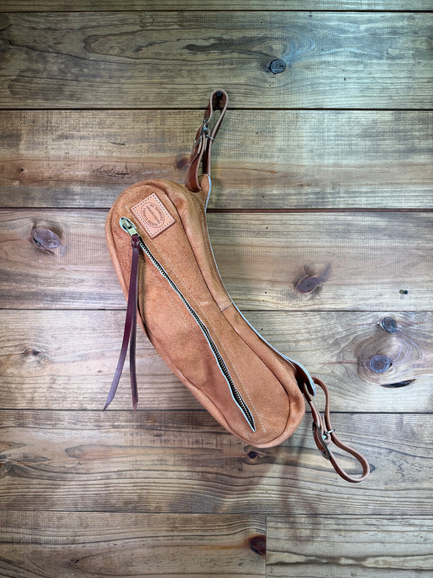 Cargill Cantle Bag Light Brown Roughout