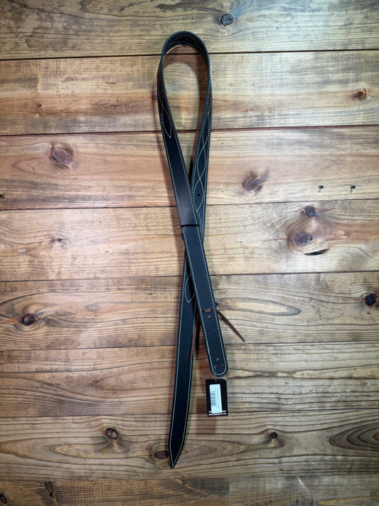 BK905-ST 1 3/4" X 6' Stitched Black Latigos