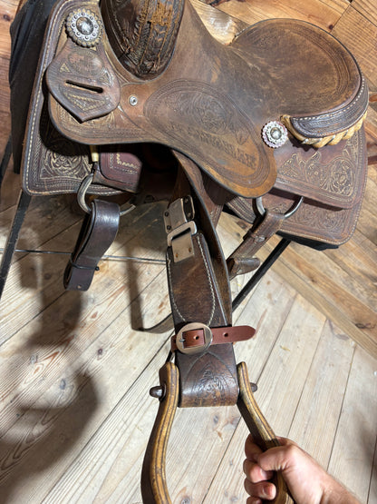 16” Ruelas Cutting Saddle ISUSED2516