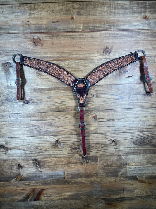 3 Piece 3" Fully Tooled Breast Collars