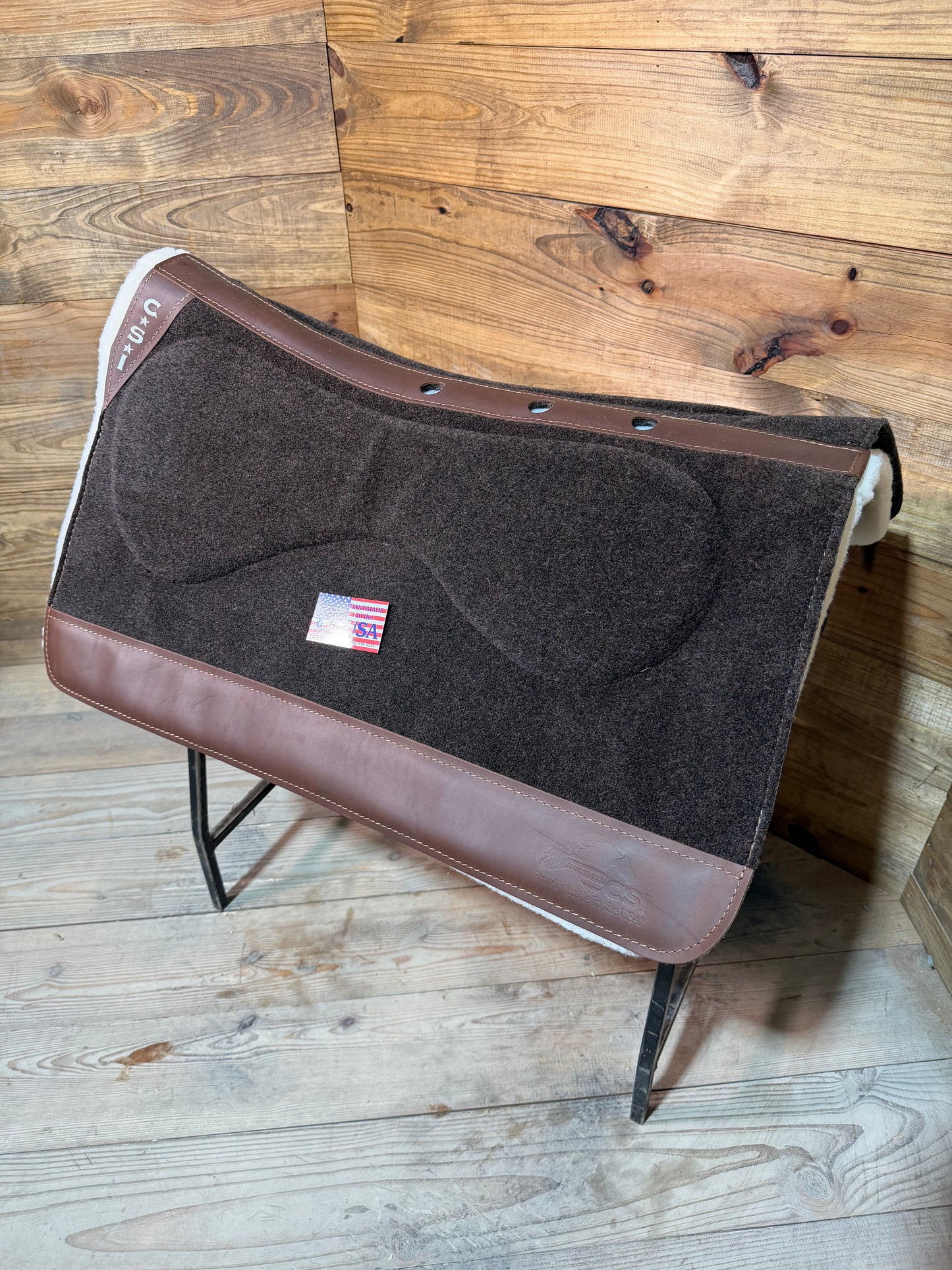 Brown CSI Medium Western Cut Pad