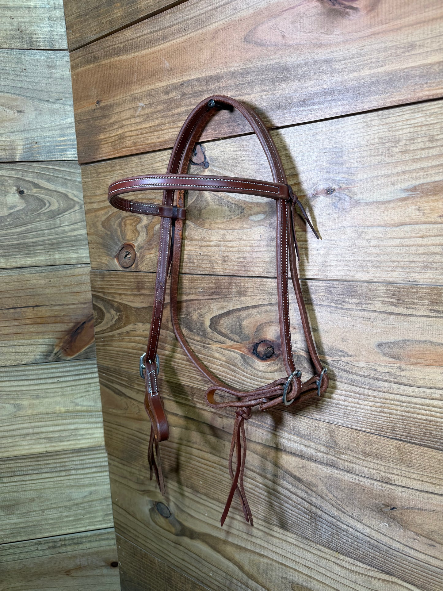 16 Headstall Dbl Stitched BB HS