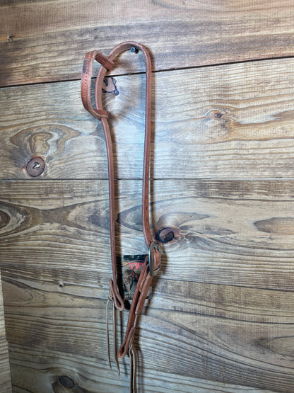 Cheaney Natural One Ear Headstall w/ Stainless Buckle