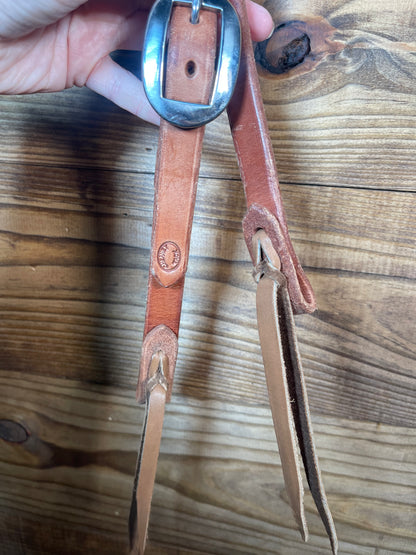 Cheaney Natural One Ear Headstall w/ Stainless Buckle