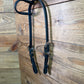 Cheaney One Ear Headstall w/ Copper & Silver Buckle