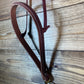 Tie-Down Noseband Harness Leather w/ Latigo Overlay Noseband