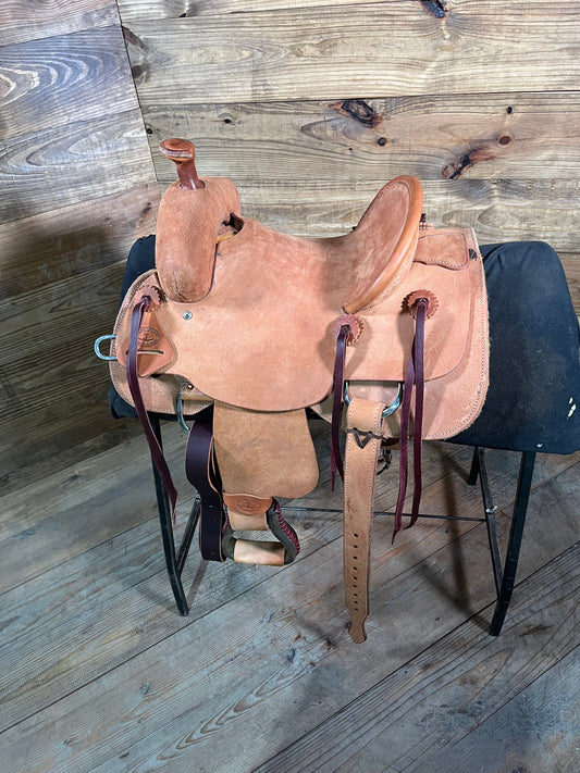 New Rocking T Kid Saddle ISUSED1329