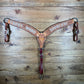 3 Piece 3" Tooled Breast Collars w/ TWS