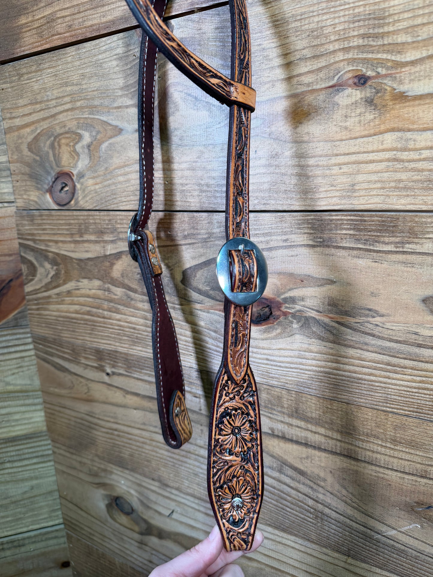 40 Headstall TWS Tooled OE