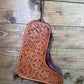 Chris Lamance Tooled Leather Boot Bag