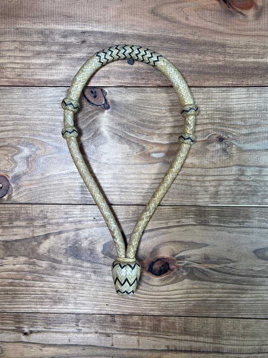 Rawhide Bosal Cream w/ Black