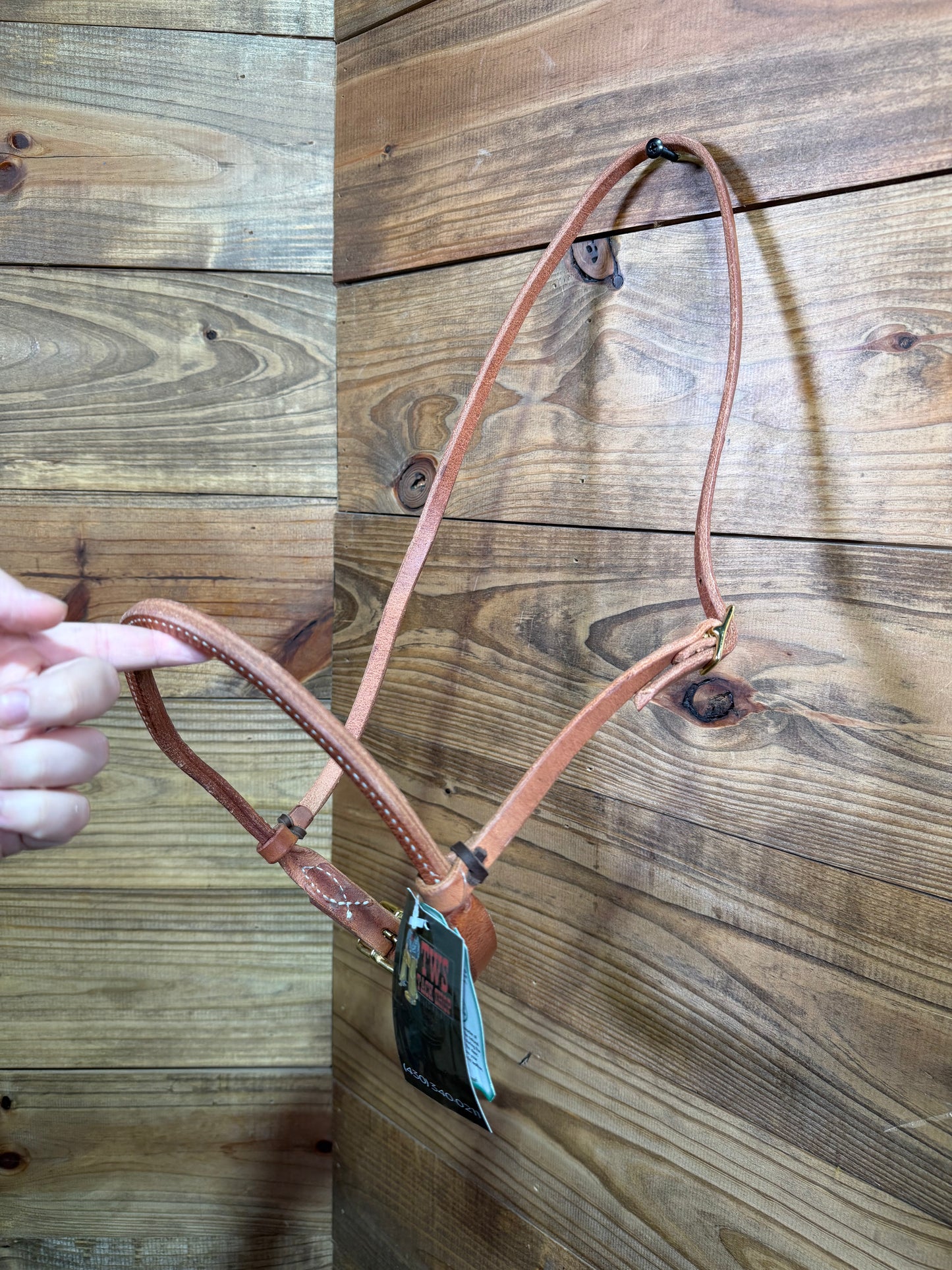 H980 Rolled Leather Cavesson