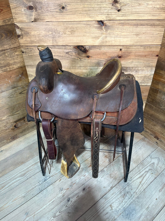 James Morris Ranch Saddle ISUSED1973
