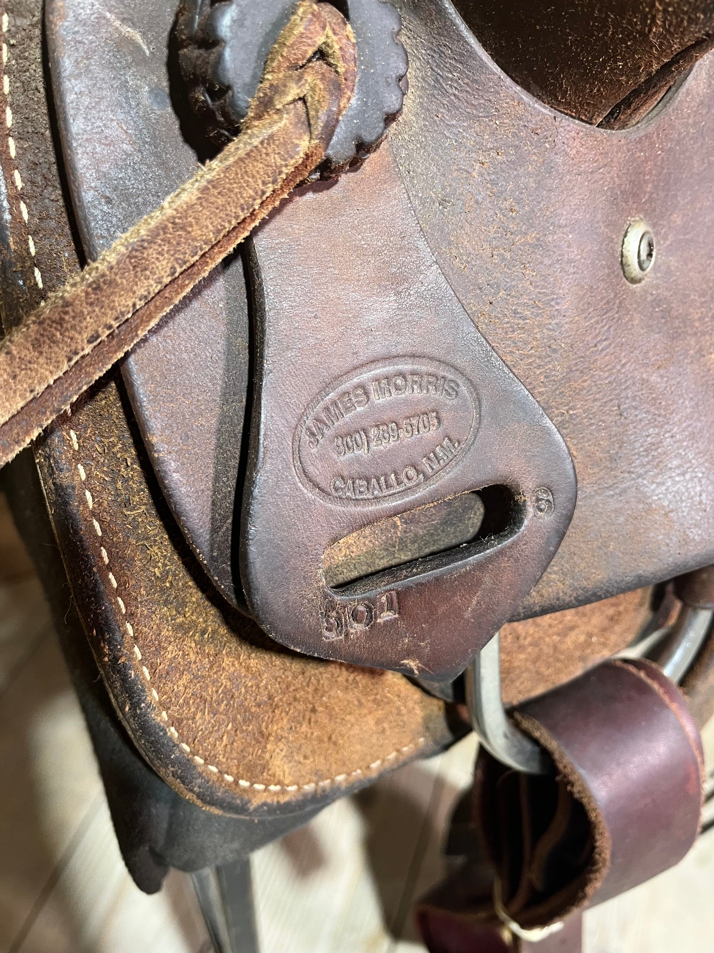 James Morris Ranch Saddle ISUSED1973