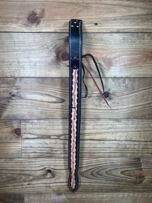 01 Leather Billet Set Black Dyed