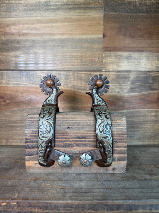 USEDTACK175 Kerry Kelly Single Mounted Spurs
