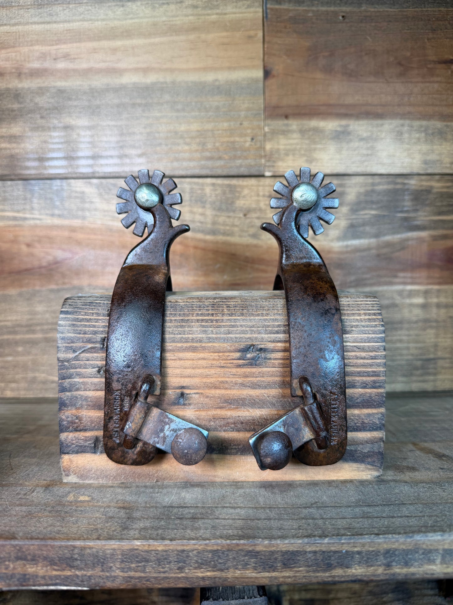 USEDTACK175 Kerry Kelly Single Mounted Spurs