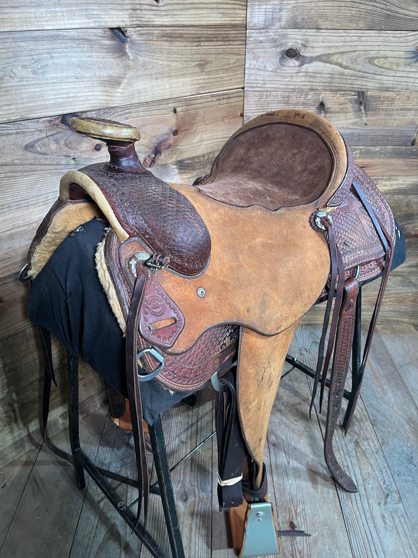 Handmade Dave Kennedy Saddlery Ranch Saddle ISUSED1450