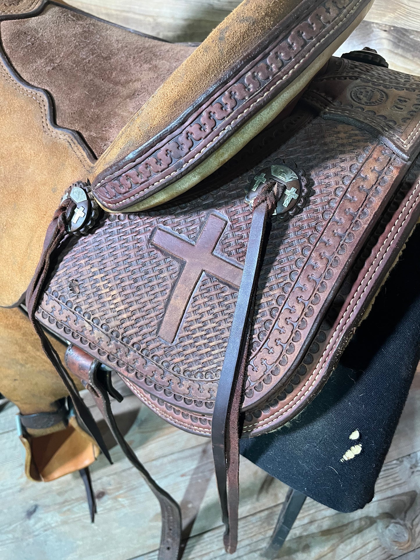 Handmade Dave Kennedy Saddlery Ranch Saddle ISUSED1450