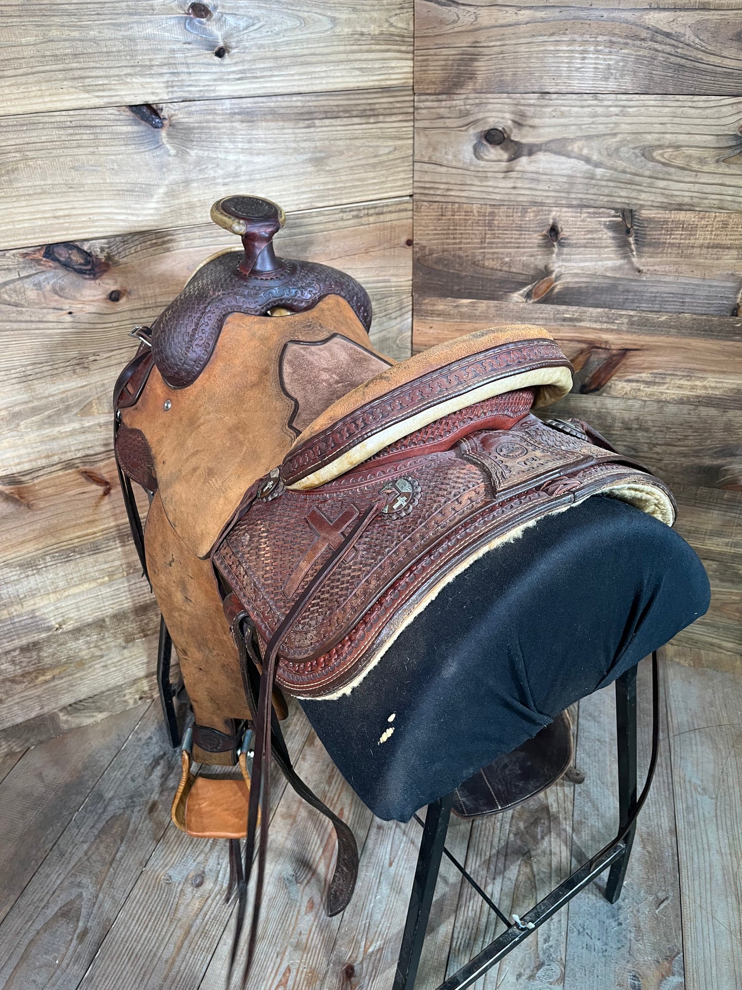 Handmade Dave Kennedy Saddlery Ranch Saddle ISUSED1450