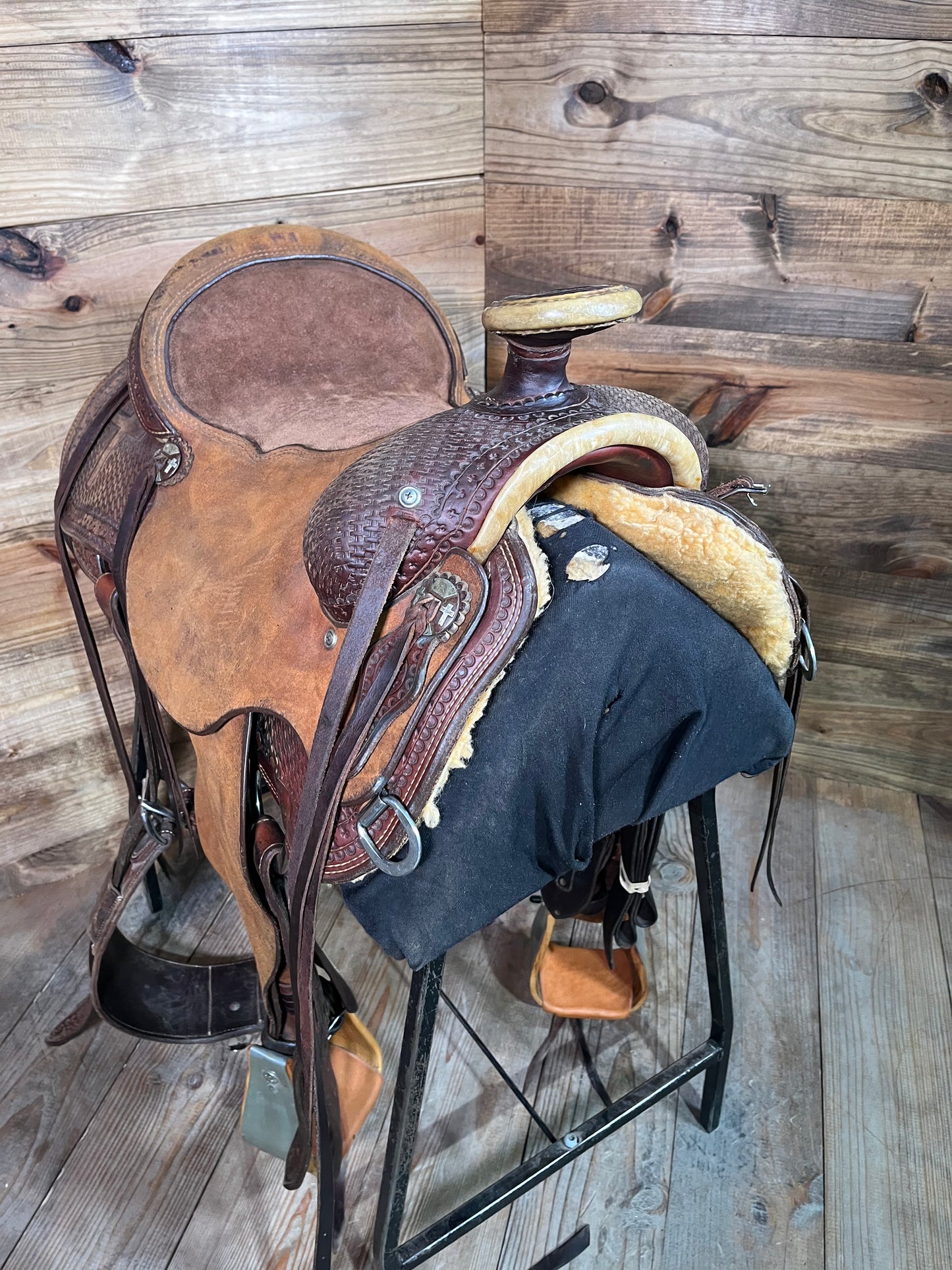 Handmade Dave Kennedy Saddlery Ranch Saddle ISUSED1450