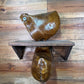 USEDTACK181 Rawhide Tapadero Stirrups