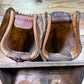 USEDTACK181 Rawhide Tapadero Stirrups