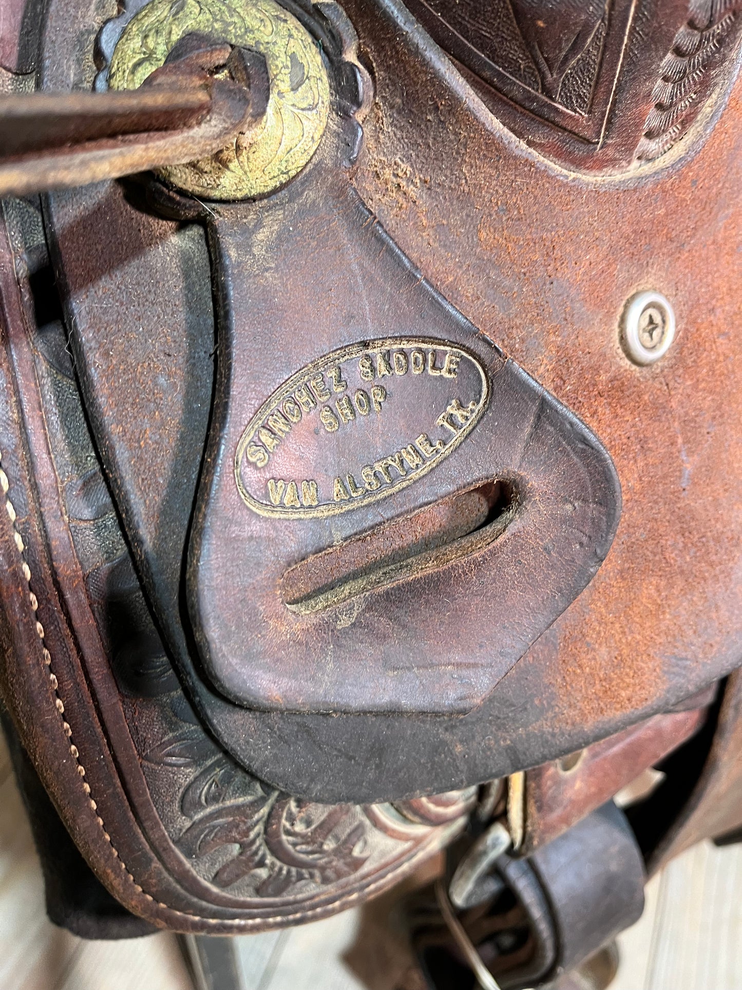 Sanchez Saddle Shop Ranch Roper ISUSED1496