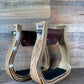 2" Maple Stained Barrel Stirrups