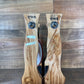 2" Maple Stained Barrel Stirrups
