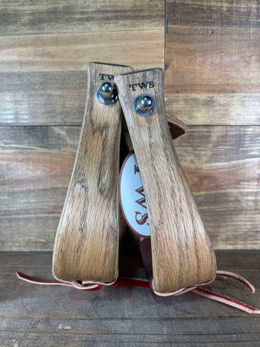 2" Dark Stained TWS Stirrups